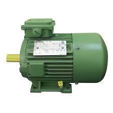 IE2 High Efficiency Flame Proof Motors - 0.12 to 200 kW Power Range, Three Phase Design, 0.25 to 425 HP Output | Ambient Temperature 50Â°C, Green/Silver/Blue Color Options, 12-18 Months Warranty