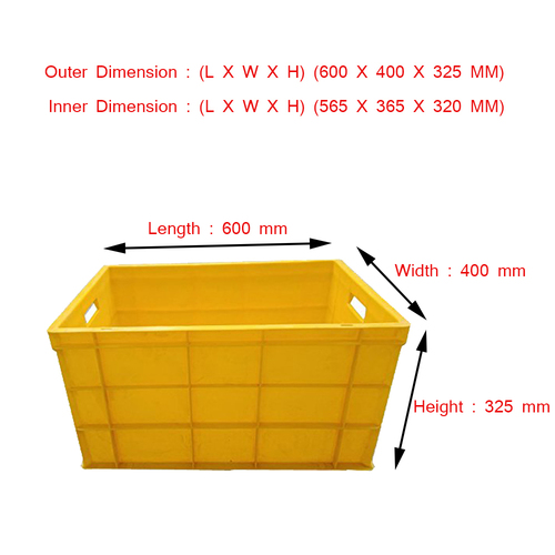 Crate Yellow Sch 600x400x325 1000000584