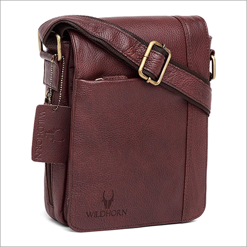 Mens Leather Messenger Bag