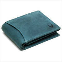 Mens Blue Hunter Leather Wallet