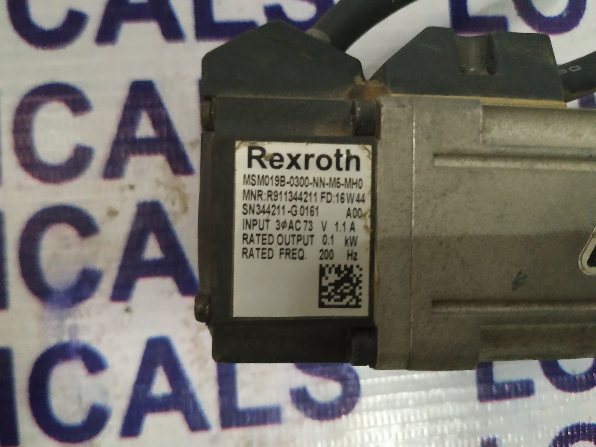 REXROTH SERVO MOTOR MSM019B-0300-NN-M5-MH0