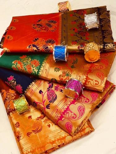 Indian Lichi Silk Saree