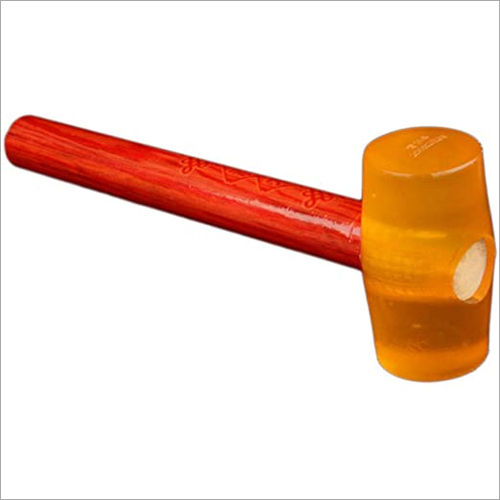 Orange 48Mm Rubber Mallet Hammer