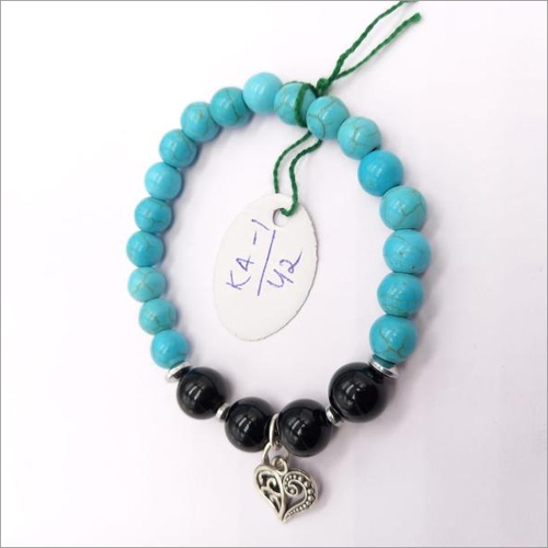 Turquoise With Black Onyx Bracelet