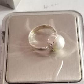 South Sea Pearl Ring in Silver