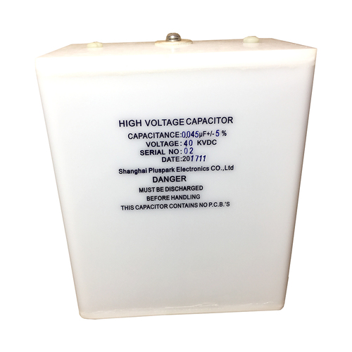 High Voltage Pulse Discharge and DC Capacitor 45nF 40000V