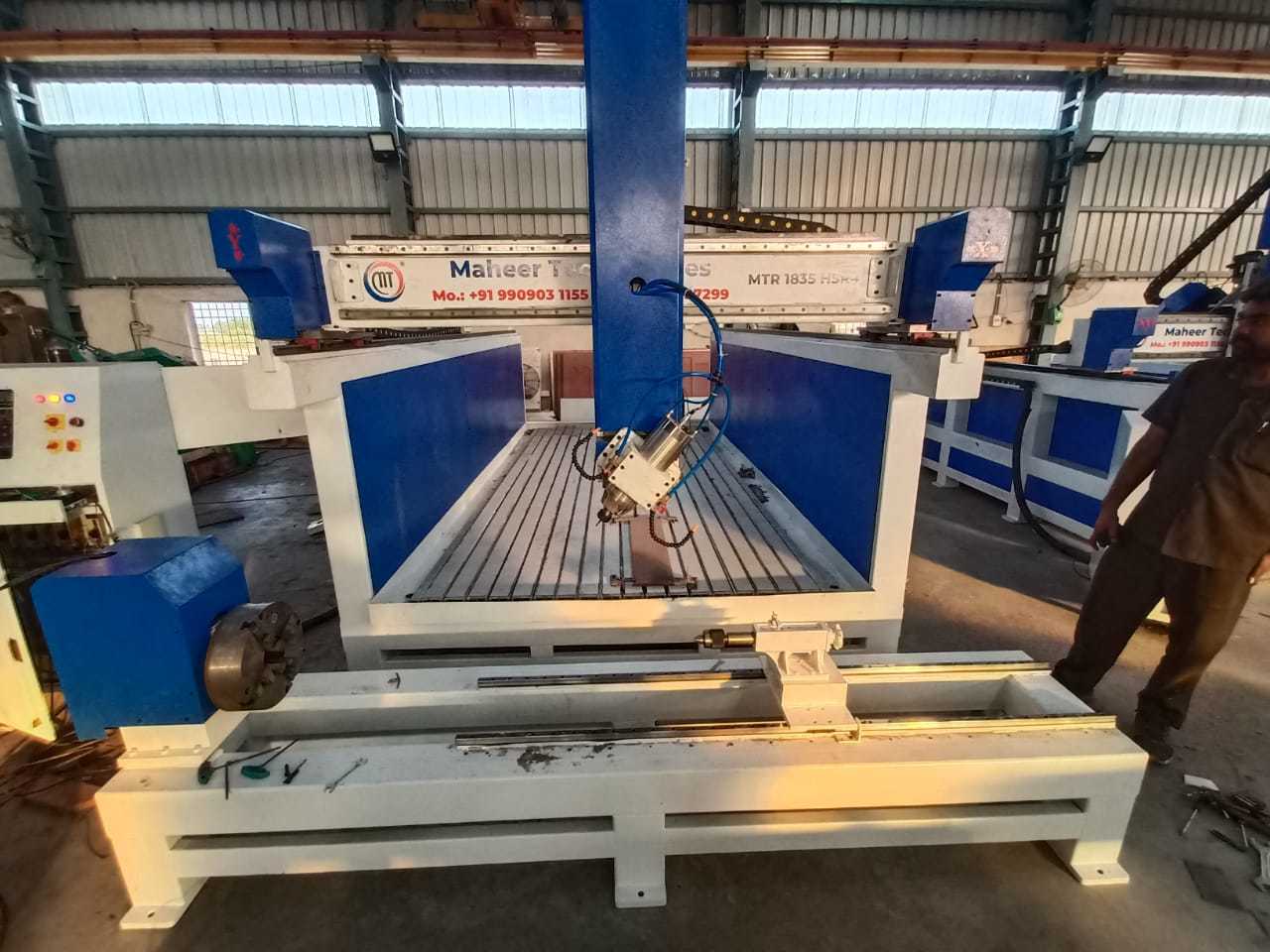 Cnc Aluminium Pattern Making Machine 4 Axis