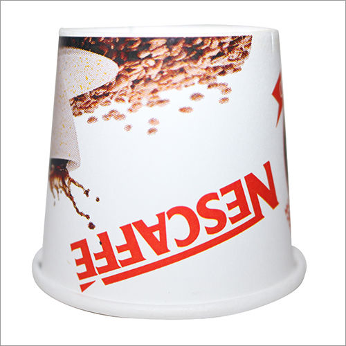 100 Ml Red Nescafe Disposable Paper Cup