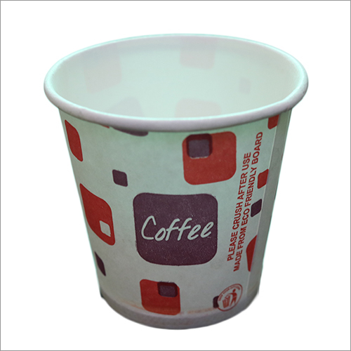 Disposable 130 Ml Red Chocolate Tea And Coffee Biodegradable Cup