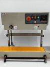 Band Sealing Machine - Continuous Operation, Vertical Alignment, 100% Accuracy | Heat Sealing, Semi-automatic Function, Max Pouch Size 3-8 Inches, Variable Speed Control, Gray Finish