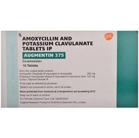 AMOXYCILLIN AND POTASSIUM CLAVUNATE TABLET 375MG