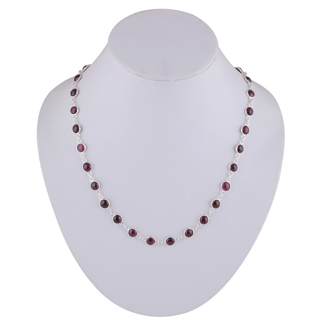 Tiger Eye Natural Gemstone 925 Sterling Solid Silver Round Cabochon Stone Handmade Necklace
