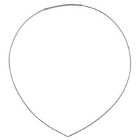 Plain 925 Sterling Solid Silver Necklace