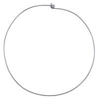 Plain 925 Sterling Solid Silver Necklace