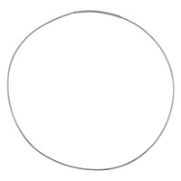 Plain 925 Sterling Solid Silver Necklace
