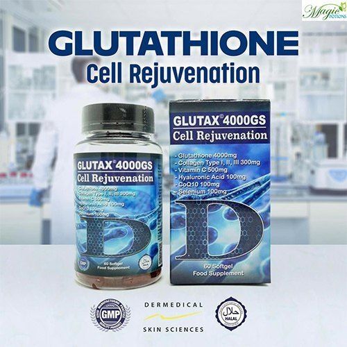 Glutathione 4000gs Cell Rejuvenation Glutathione Softgel Health Supplements