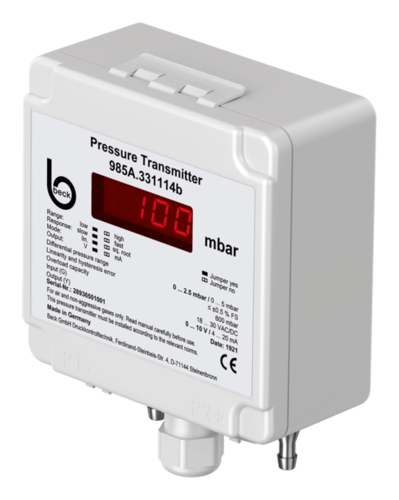 Differential Pressure Transmitter 985 Accuracy: +-0.5% Fs