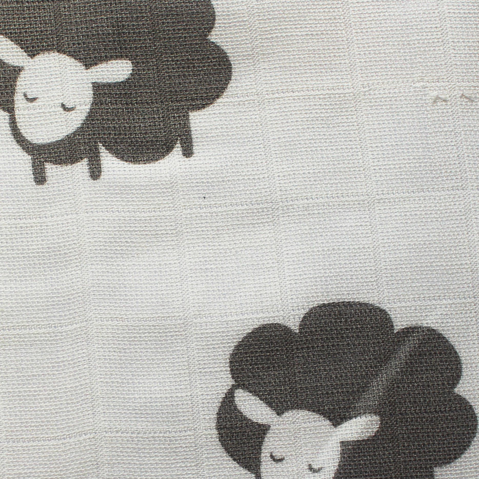 Pineapple Printed Organic Cotton Double Gauze Oeko Tex Certified Muslin Fabrics