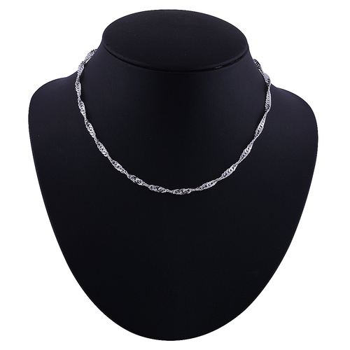 Plain 925 Sterling Solid Silver Chain