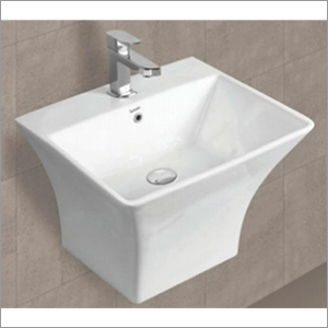 18x18x14 Inch Salsa Half Pedestal Wash Basin