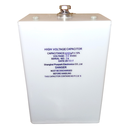 HV Capacitor 50kV 0.0125uF,High Voltage Pulse discharge and DC Capacitor 12.5nF 50kV