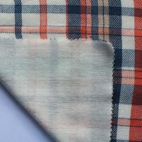 Organic Cotton Yarn Dyed Double Cloth Plain Fabric