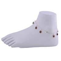 Tiger Eye Natural Gemstone Oval 925 Sterling Solid Silver Handmade Anklet