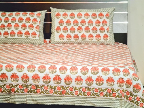 Hand Block Printed Bedsheets