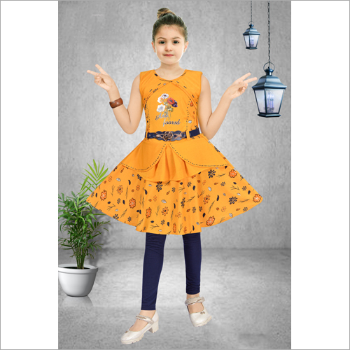 Modern Western Frock With Pant