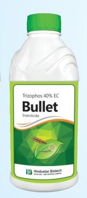 Hindustan Systemic Insecticide - Triazophos 40% EC Emulsifiable Concentrate | Insect Pest Control, 24 Months Shelf Life, Available Safety Data Sheet