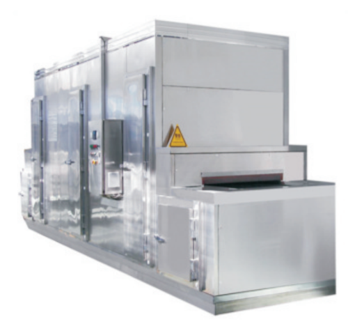 SSD-1000 Plate Freezer For Shrimp Food Liquid Tunnel Quick Freezer Machine IQF freezing tunnel