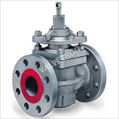 Plug Valve With Flange End - Color: Grey