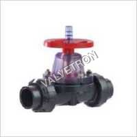 Upvc True Union Diaphragm Valve - Color: Black