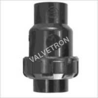 Upvc Check Valve - Durable Plastic Design, Medium Pressure, Black Color, Industrial Usage, One-way Fluid Flow
