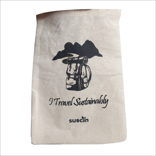 155 Gsm Cotton Drawstring Printed Bag