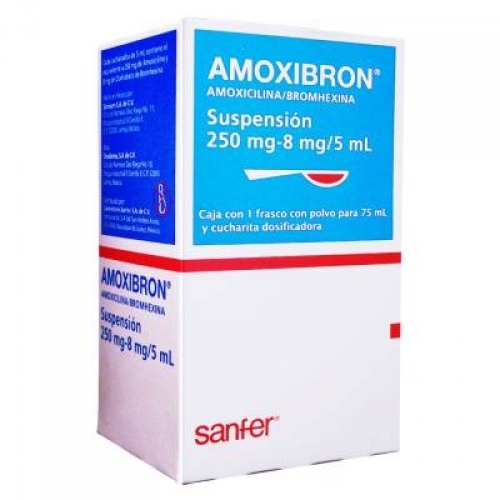Amoxicillin  and Bromhexine for oral suspension