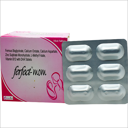Ferrous Bisglycinate Calcium Oratate Calcium Aspartate Zinc Sulphate Monohydrate L-Methyl Folate Vitamin B12 With DHA Tablets