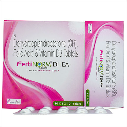 Dehydroepiandrosterone (SR) Folic Acid And Vitamin D3 Tablets at Best ...