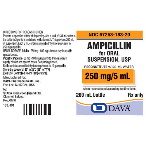 Ampicillin for Oral Suspension