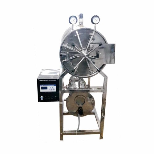 Horizontal High Pressure Autoclave Double Wall By KRISHNA MEDITECH