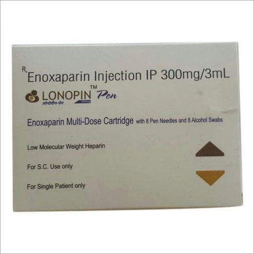 Liquid Lonopin Pen 300 Mg-3 Ml Enoxaparin Injection