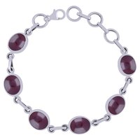Black Onyx Natural Gemstone 925 Sterling Solid Silver Oval Cabochon Handmade Bracelet