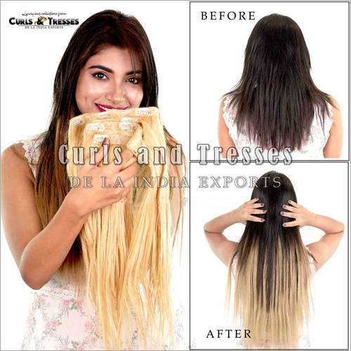 Blonde Clip On Extensions