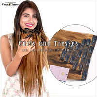 Brown Clip On Hair Extension