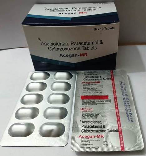 Aceclfenac Paracetamol Chlorzoxazone Tablets