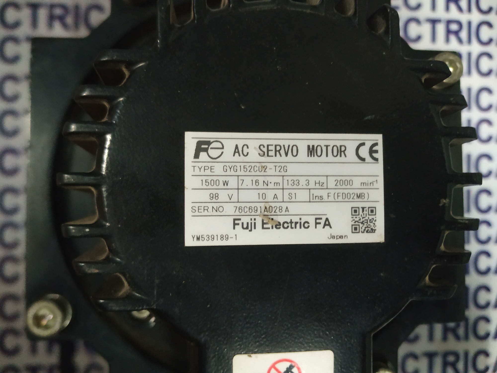 FUJI AC SERVO MOTOR YM539189-1