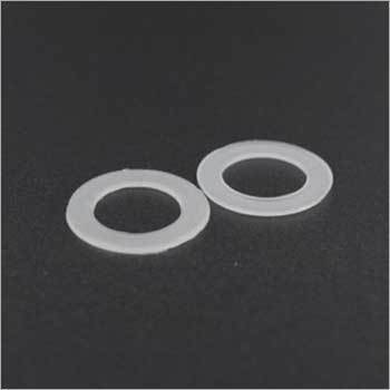 PVC Washer - White Plastic, Round Shape, Custom Sizes from 100 to 2000 Units | Ideal for Industrial Applications