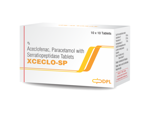 Aceclofenac Paracetamol with Serratiopeptidase Tablet