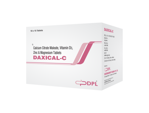 Calciumcitrate malate Vitamin D3 Zinc Magnesium Tablet