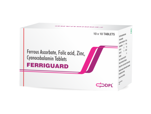 Ferrous Ascorbate folic Acid Zinc Cyanocobalamin Tablet